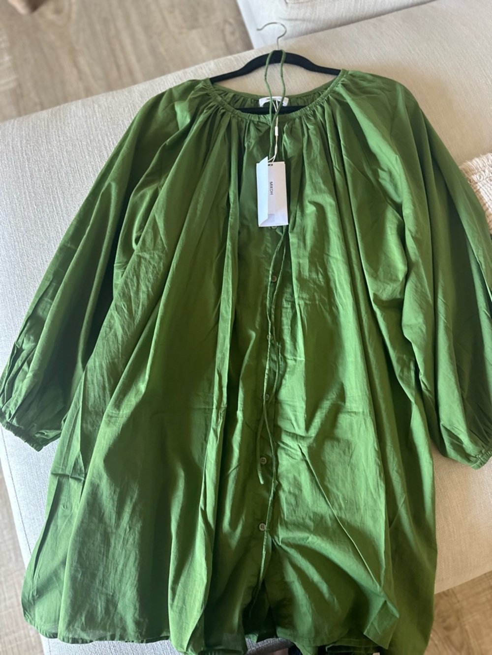 Mikoh Nea Dress is verdant green - Picture 10 of 14